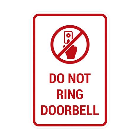 Do Not Ring Doorbell Sign Printable Free